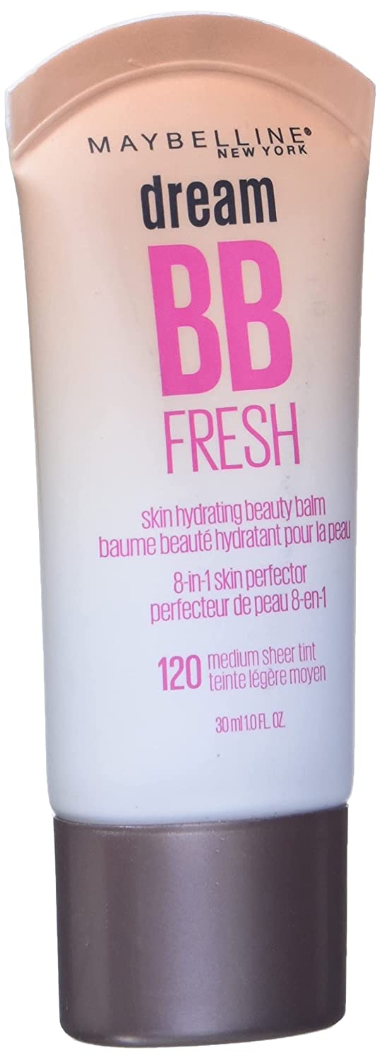 Maybelline Dream Fresh Skin Hydrating BB cream, 8-in-1 Skin Perfecting Beauty Balm with Broad Spectrum SPF 30, Sheer Tint Coverage, Oil-Free, Medium, 1 Fl Oz - Image 3